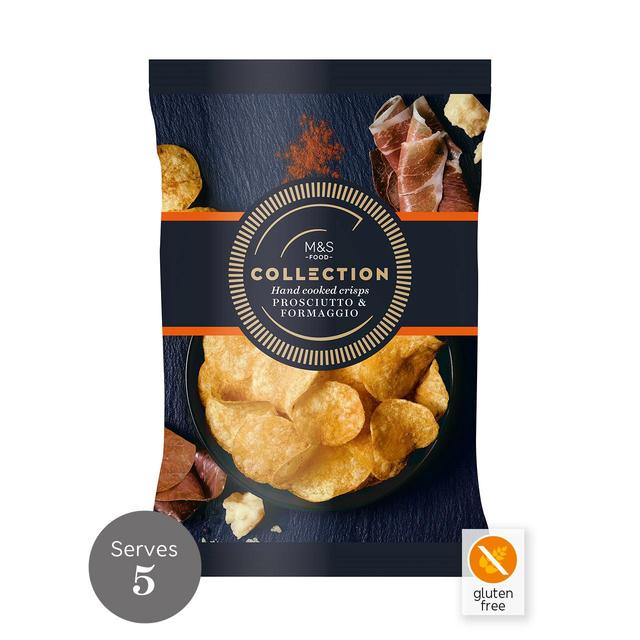 M&S Prosciutto & Formaggio Crisps 150g Botiga