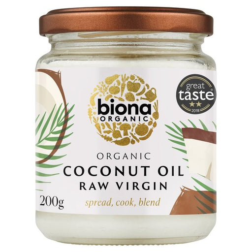 Biona Organic Raw Virgin Coconut Oil 200ml Botiga