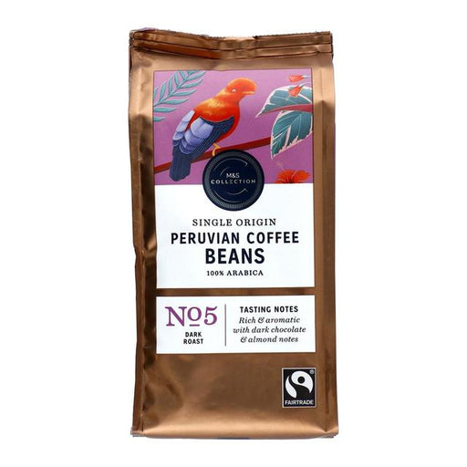 M&S Fairtrade Peruvian Coffee Beans 227g Botiga