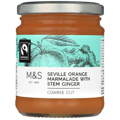 M&S Fairtrade Orange & Ginger Marmalade 340g Botiga