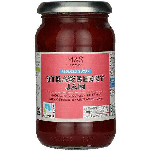 M&S Reduced Sugar Strawberry Jam 415g Botiga