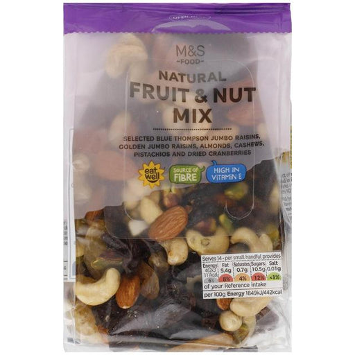 M&S Natural Fruit & Nut Mix 350g Botiga