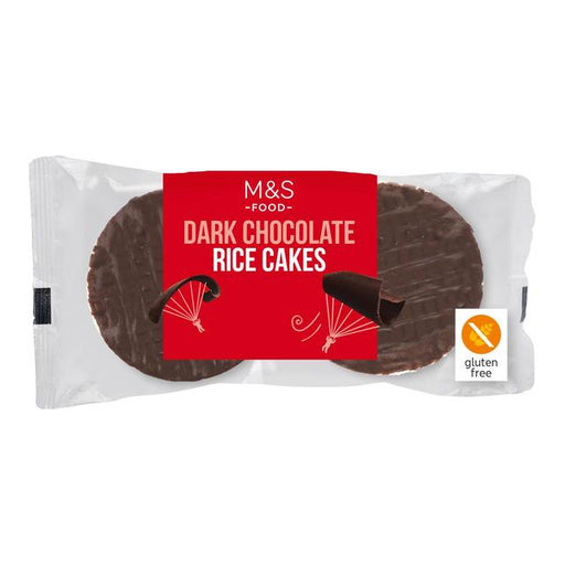 M&S Belgian Dark Chocolate Rice Cakes 102g Botiga