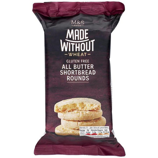 M&S Made Without Shortbread Rounds 140g Botiga