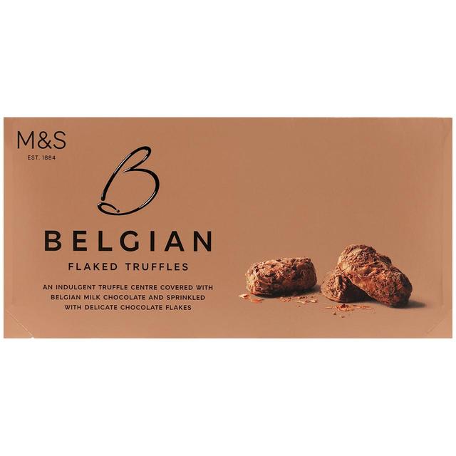 M&S Belgian Flaked Chocolate Truffles 200g Botiga