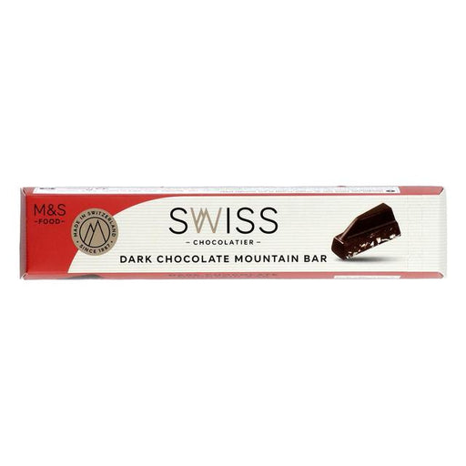 M&S Swiss Dark Chocolate Mountain Bar 100g Botiga