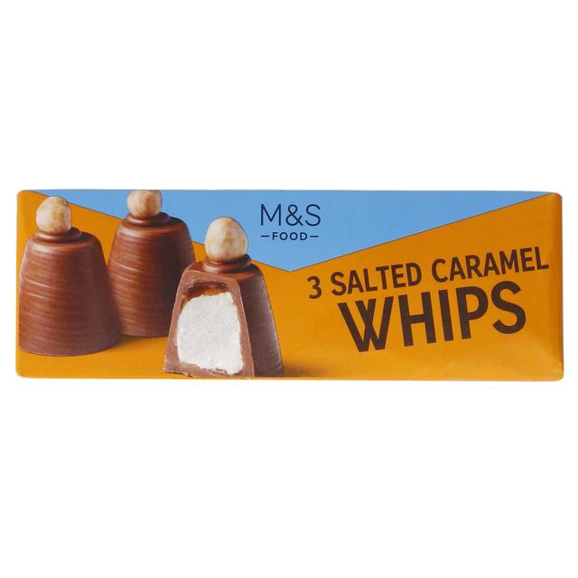 M&S 3 Salted Caramel Whips 85g Botiga