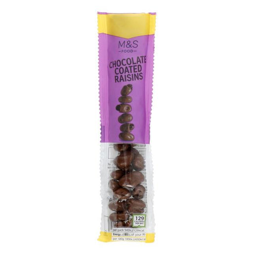 M&S Belgian Milk Chocolates Coated Raisins 30g Botiga