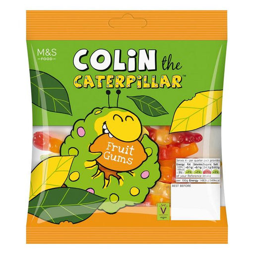 M&S Colin The Caterpillar Fruit Gums 170g Botiga