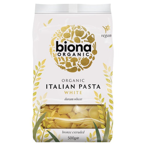 Biona Organic White Conchiglie Pasta 500g Botiga