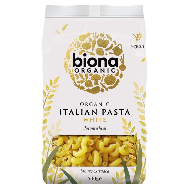 Biona Organic White Macaroni Pasta 500g Botiga