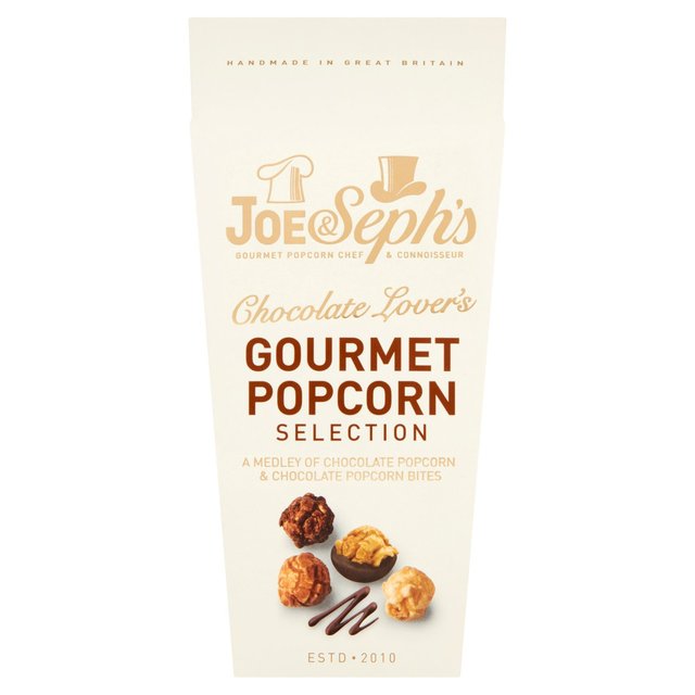 Joe & Seph's Chocolate Lovers Gourmet Popcorn Box 105g Botiga