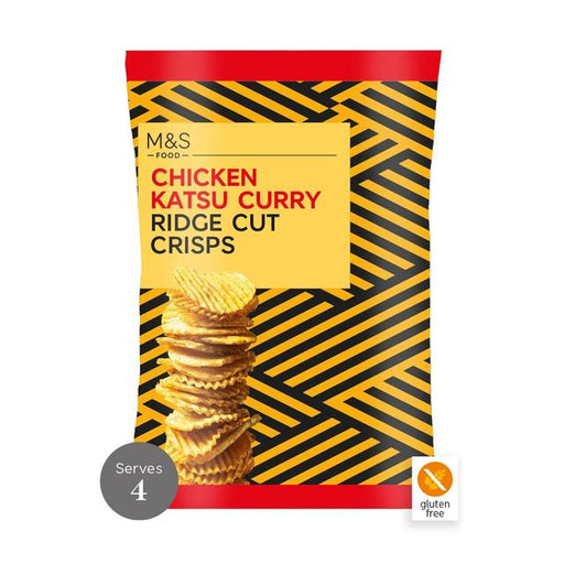 M&S Chicken Katsu Curry Ridge Cut Crisps 135g Botiga