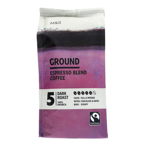 M&S Fairtrade Espresso Ground Coffee 227g Botiga