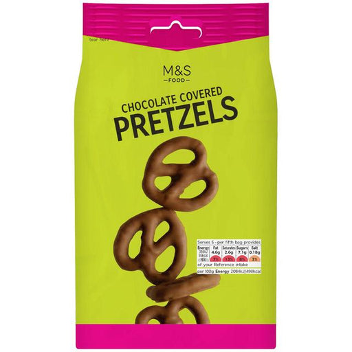 M&S Chocolate Coated Pretzels 95g Botiga