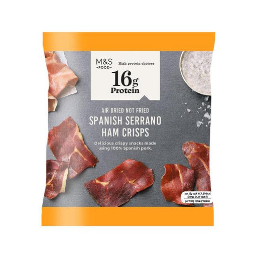 M&S Spanish Serrano Ham Crisps 25g Botiga