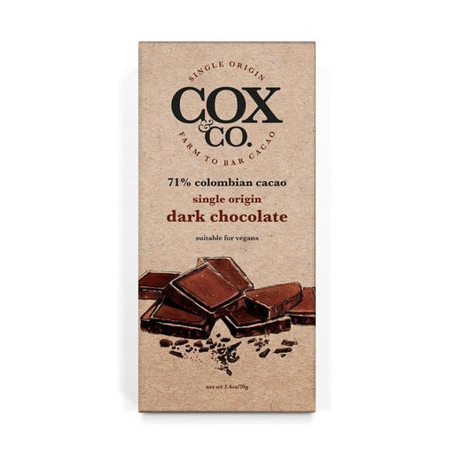 Cox & Co. 71% Dark Chocolate Bar 70g Botiga