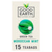 Good Earth Teabags Moroccan Mint & Green Tea 15 per pack Botiga
