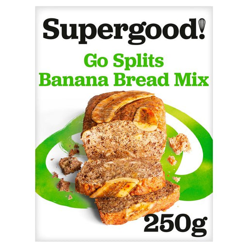 Supergood! Bakery Gluten Free & Vegan Go Splits Banana Bread Mix 250g Botiga