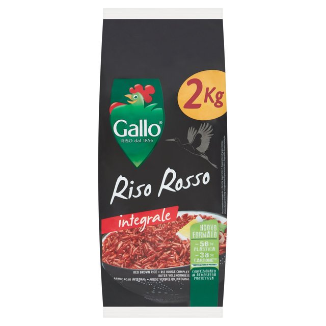 Riso Gallo Red Wholegrain Rustico rice 2kg Botiga