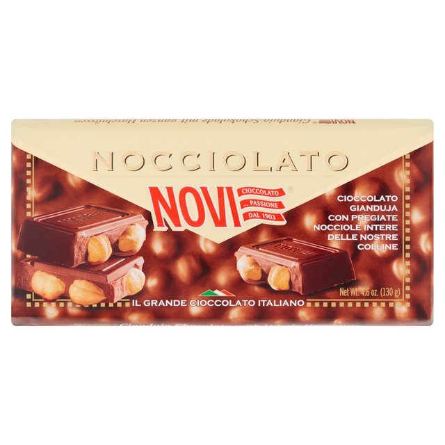 Novi Nocciolato Gianduja Chocolate with Whole Hazelnuts 130g Botiga