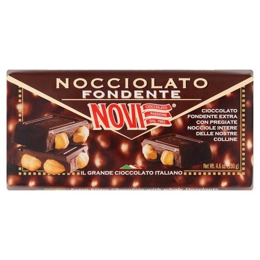 Novi Nocciolato Dark Chocolate with Whole Hazelnuts 130g Botiga