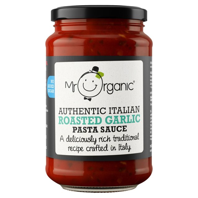 Mr Organic Roasted Garlic Pasta Sauce 350g Botiga