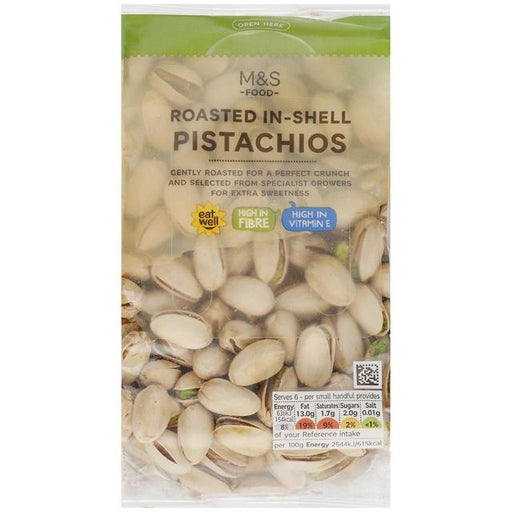 M&S Roasted Pistachio Nuts 300g Botiga