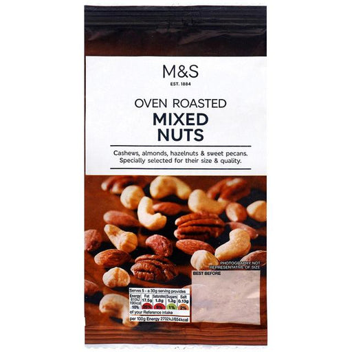 M&S Oven Roasted Mixed Nuts 175g Botiga