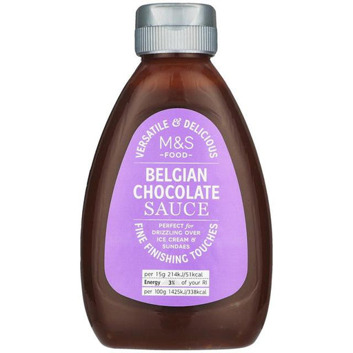 M&S Belgian Chocolate Sauce 300g Botiga