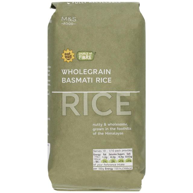 M&S Basmati Wholegrain Rice 500g — UK Botiga