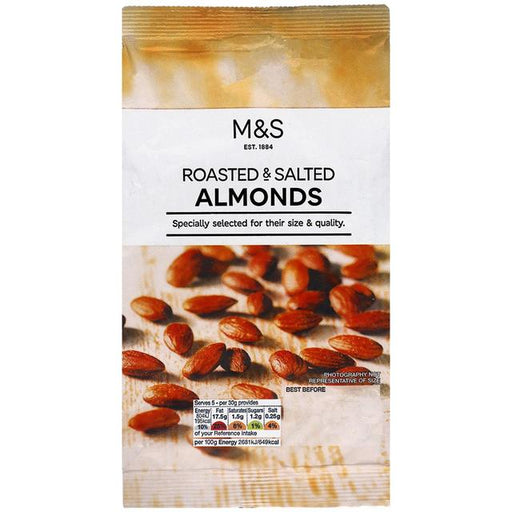 M&S Roasted & Salted Almonds 150g Botiga