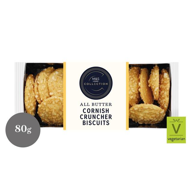 M&S Collection All Butter Cornish Cruncher Biscuits 80g Botiga