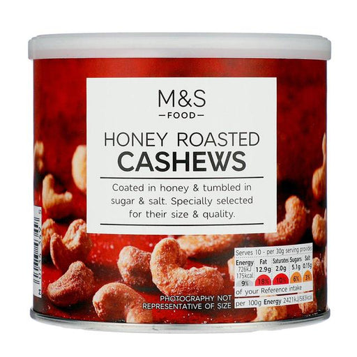 M&S Honey Roasted Cashews 300g Botiga