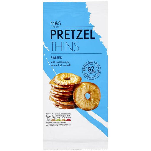 M&S Salted Pretzel Thins 80g Botiga