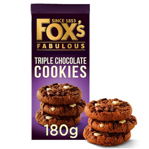 Fox's  Biscuits Triple Chocolate Chunkie Cookie 180g Botiga