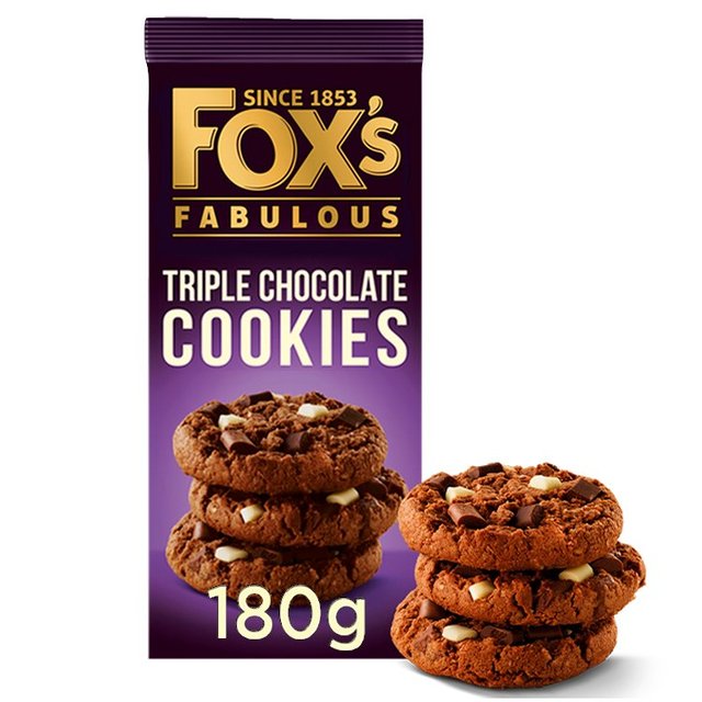 Fox's  Biscuits Triple Chocolate Chunkie Cookie 180g Botiga