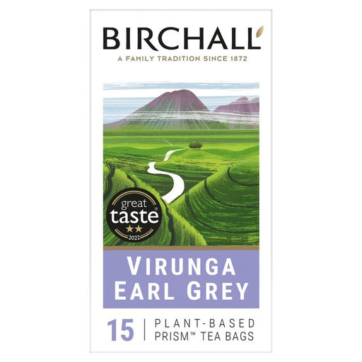 Birchall Virunga Earl Grey - 15 Prism Tea Bags 15 per pack Botiga