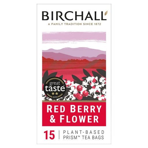 Birchall Red Berry & Flower Tea Bags 15 per pack Botiga