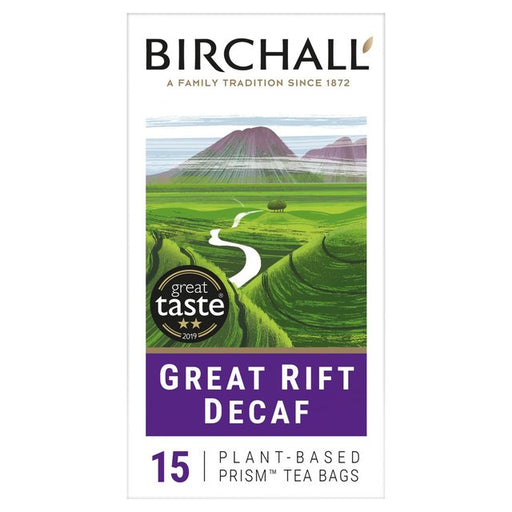 Birchall Great Rift Decaf - 15 Prism Tea Bags 15 per pack Botiga