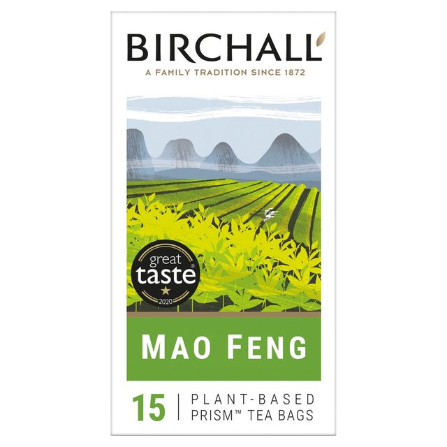 Birchall Mao Feng Green Tea Bags 15 per pack Botiga