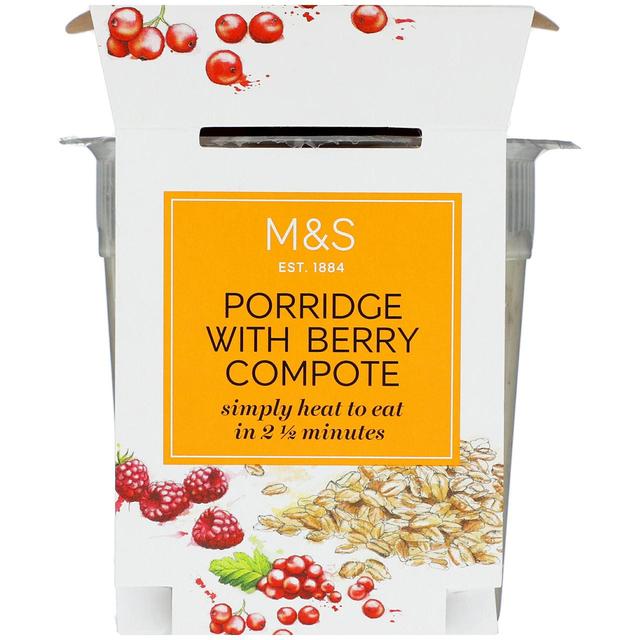 M&S Porridge with Berry Compote 350g Botiga