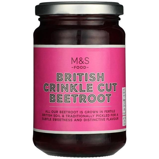 M&S British Sweet Crinkle Cut Beetroot 340g Botiga