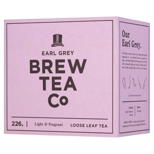 Brew Tea Co Earl Grey Loose Leaf Tea 226g Botiga