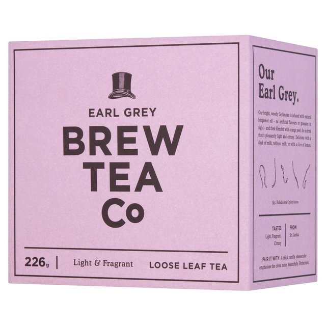 Brew Tea Co Earl Grey Loose Leaf Tea 226g Botiga