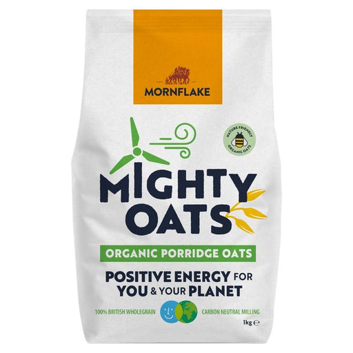 Mornflake Mighty Oats Organic Oats 1kg Botiga