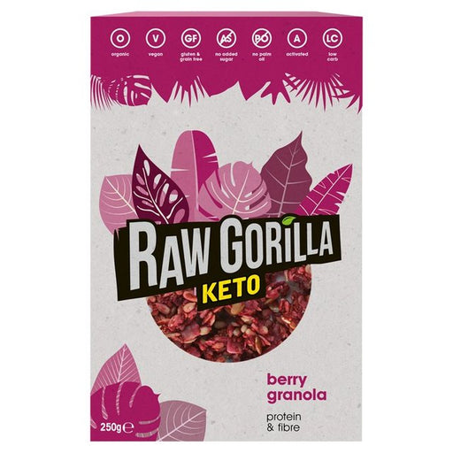 Raw Gorilla Keto Berry Granola 250g Botiga