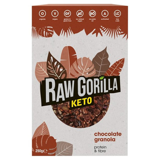 Raw Gorilla Keto Chocolate Granola 250g Botiga