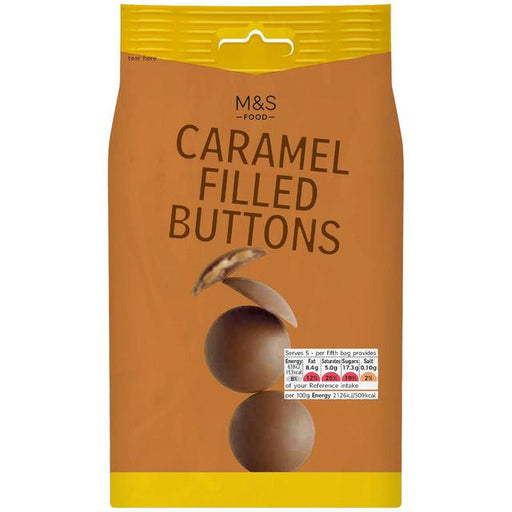 M&S Caramel Filled Buttons 150g Botiga