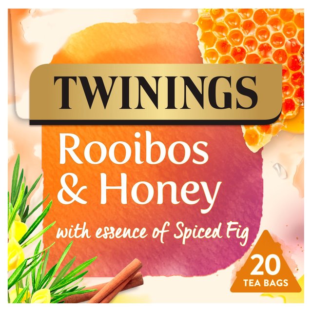 Twinings Rooibos & Honey Herbal Tea 20 per pack Botiga